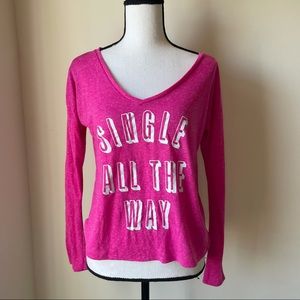 Victoria's Secret Single All the Way Shirt